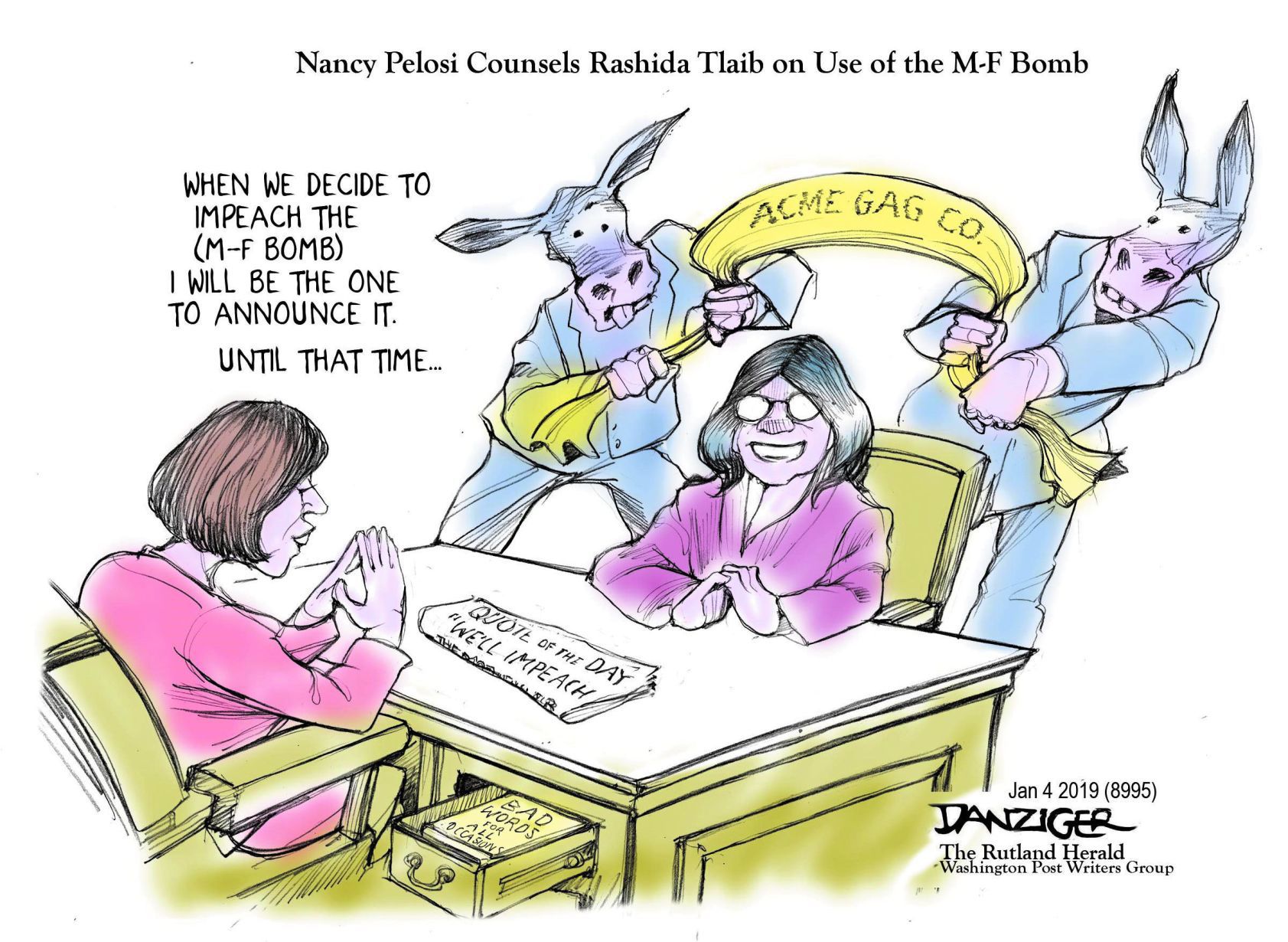Jeff Danziger cartoon